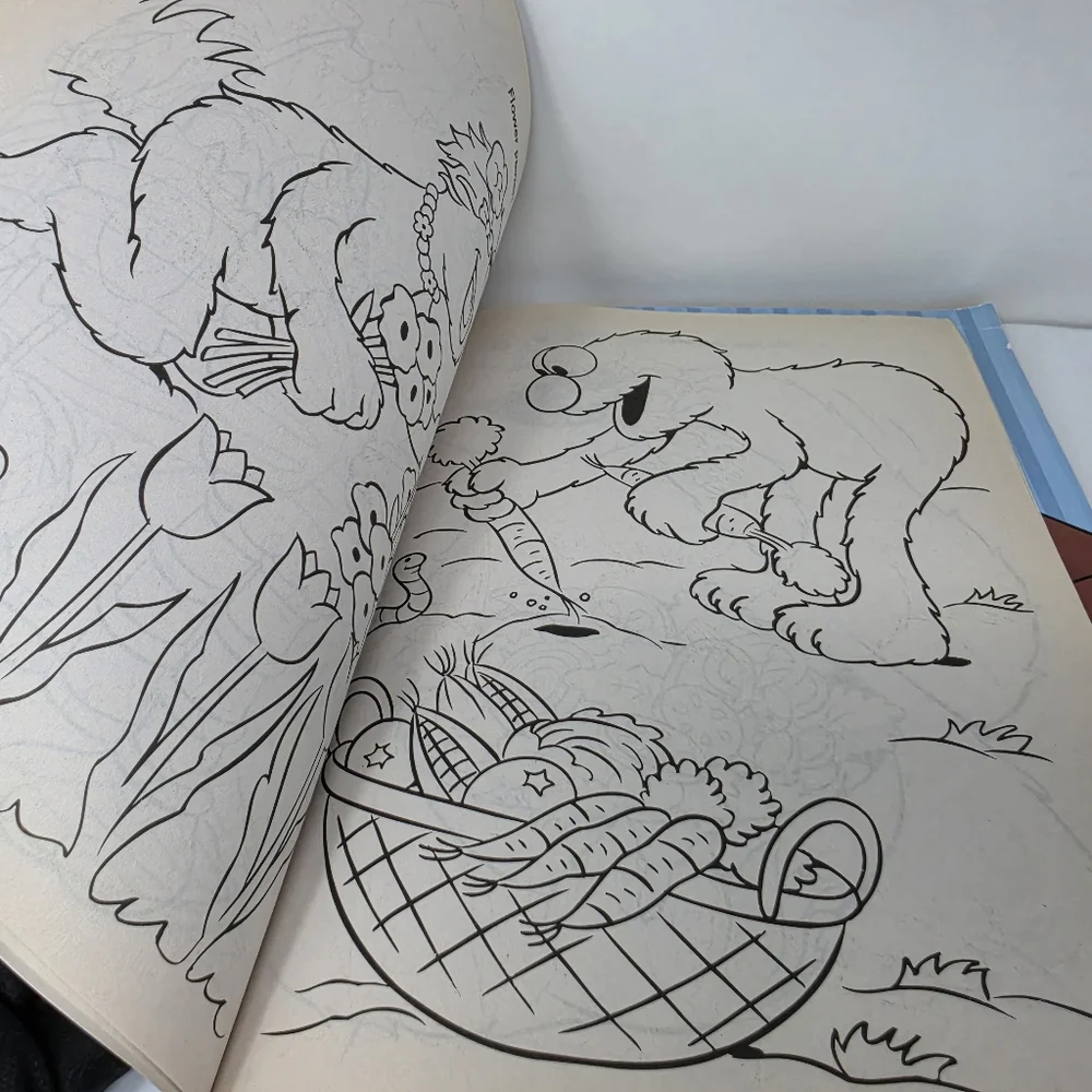 Coloring Books Curious George Care Bears Lot of 3